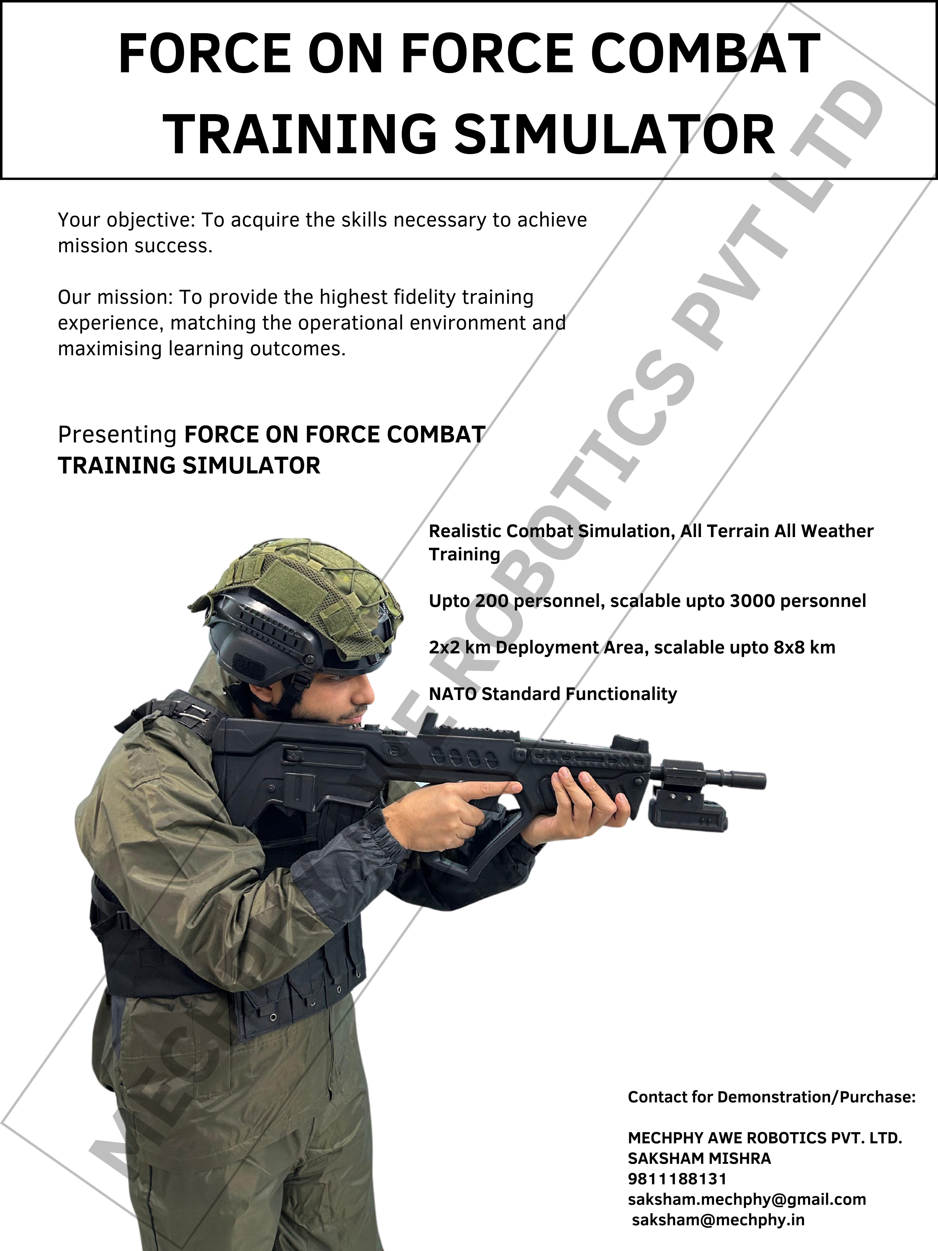 Force On Force Live Combat Training System